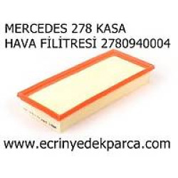 MERCEDES 278 KASA HAVA FİLİTRESİ 2780940004