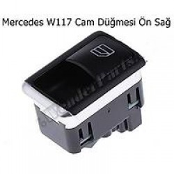 Mercedes W117 Cam Düğmesi Ön Sağ