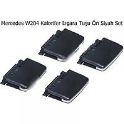 Mercedes W204 Kalorifer Izgara Tuşu Ön Siyah Set