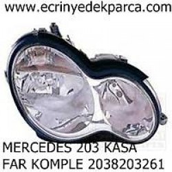 MERCEDES 203 KASA FAR KOMPLE 2038203261