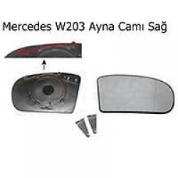 Mercedes W203 Ayna Camı Sağ