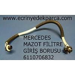 MERCEDES MAZOT FİLİTRE GİRİŞ BORUSU 6110706832
