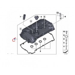 11127646553 BMW N13 Motor Üst Külbütör (Subap) Kapağı FEBI 170432
