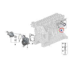 Bmw M47N-M57N Motor Blok Su Flanşı 11127806196 BGA FA0907