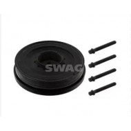 11238512072 BMW N47N Motor Krank Kasnağı SWAG 20937420 (Civatalı)