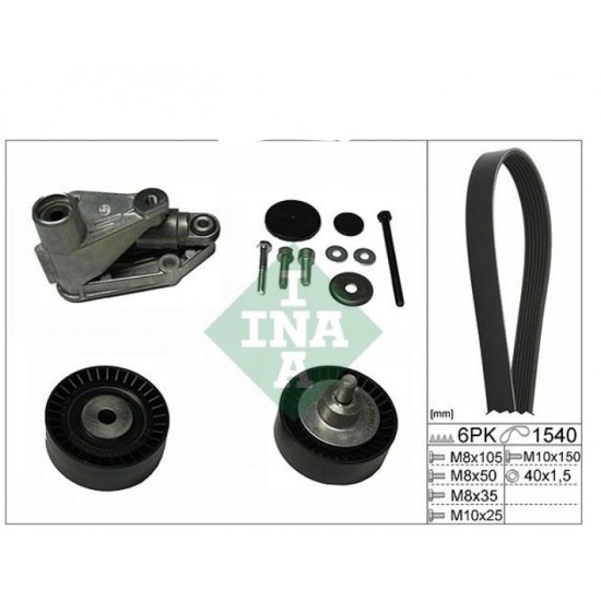 11287838797 BMW E39 E46 E53 E60 E61 E65 E66 E83 E85 M54  V Kayış Gergi Seti INA 529019810