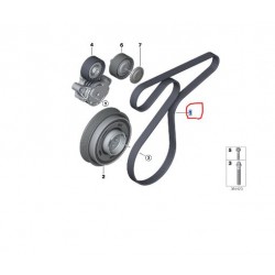 11288573252 BMW MINI B37 B38 Motor V Kayışı CONTITECH 6PK1715