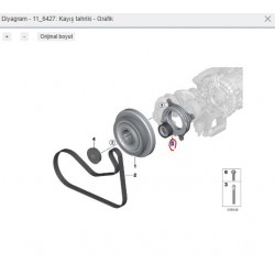 BMW MINI GERGİ KÜTÜĞÜ 11288579118 FEBI 49527