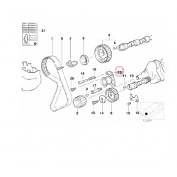 11311711154 BMW E30 E34 M20 Motor Kayış Gergi Kütüğü WENDERPARTS BA11311711154