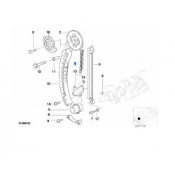 EKSANTRIK ZINCIR SETI BMW M43 / E36-E46-Z3 / 11311734392 SWAG 99130381