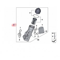 11417600468 BMW F20 F21 F30 N13 Motor Yağ Filtre Kütüğü YS 00007600468