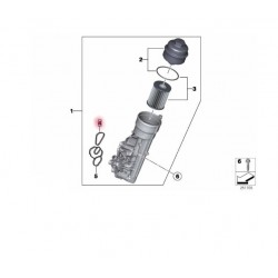 11427625485 BMW F20 F21 F30 F31 N13 Motor Yağ Filtre Contası ELRING 429.220