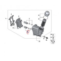 11427802115 BMW N47 Motor Yağ Soğutucu Borusu ORJINAL