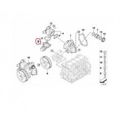 11517500597 BMW E81 E87 E46 E90 N45 N45N Termostat MAHLE TI29095