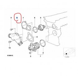 TERMOSTAT KAPAĞI BMW 11531722531 / FEBI 23741