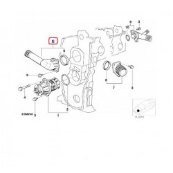 11531739755 BMW E34 E36 Z3 M43 Termostat MAHLE TI2095
