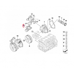 11537510959 BMW N42 N46 N46N Termostat MAHLE TM18105