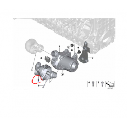 11537549476 BMW N52 N52N N53 N54 Motor Termostat MAHLE TM1497