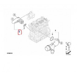 BMW Termostat Su Hortumu 11537572158 FEBI 49252