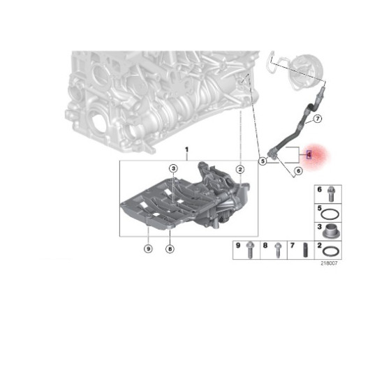 11668508218 BMW F10 F15 F25 X3 X5 N47 VAKUM HORTUMU ORJINAL 8508218 