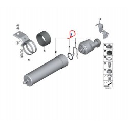 13328509765 BMW E90 E91 E92 E93 Yakıt Filtresi PURFLUX FCS805