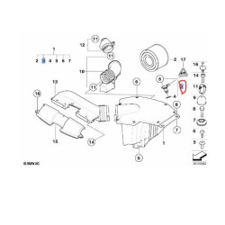 13627547822 BMW E90 E91 E92 E93 E60 E61 E63 E64 Hava Akışmetre Müşürü ORJINAL