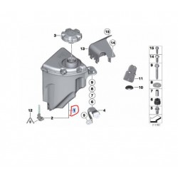 17137647283 Radyatör Su Deposu (Genleşme Tankı) FEBI 49011