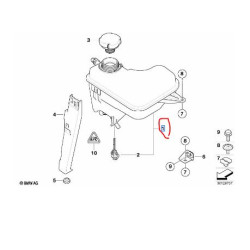17137800292 BMW E60 E61 E63 E64 E65 E66 E83 Radyatör Su Deposu BW 7800292