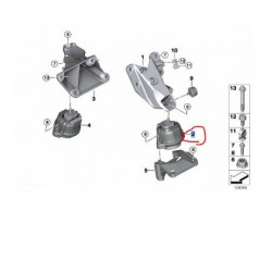 22116760330 BMW E82 E87 E90 E91 E92 E93 E84 Motor Kulağı LEMFÖRDER 3120401