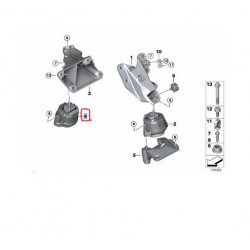 22116761090 BMW E60 E61 E63 E64 M54 N52 N52N Motor Kulağı (Takozu) Sağ LEMFÖRDER 2982701
