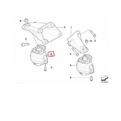 22116762608 BMW E60 E61 E63 E64 Motor Kulağı Sağ LEMFÖRDER 2982501