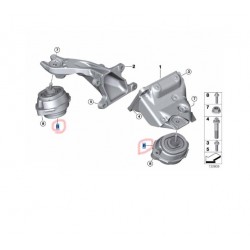 22116770793 Bmw Motor Kulağı E53 Sol-Sağ LEMFÖRDER 3324301