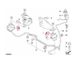 22116795417 Bmw E70 E71 Motor Kulak Takozu ORJINAL