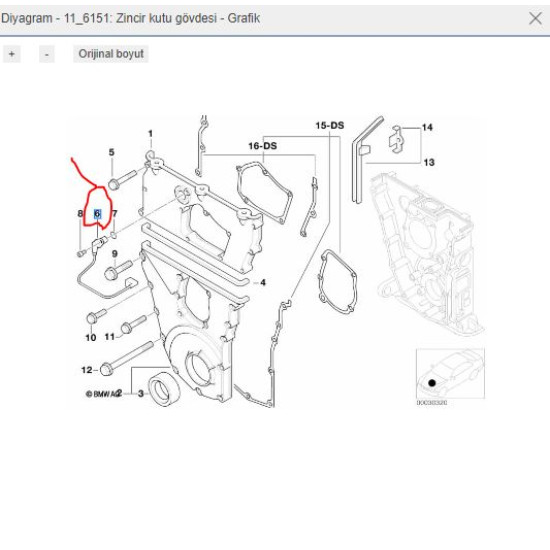 BMW E36 M42 Eksantrik Sensörü Wender BA12141247258 / 12141247258