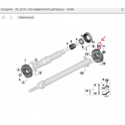 BMW M47N2 N47 N47N N52 N52N N53 Şaft Arka Köselesi (Takozu) Meyle 3141523109/HD - 26117527392