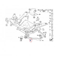 31106770685 BMW E60 E61 Ön Üst Salıncak Sol TEKNOROT B10092