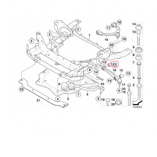 31106771194 BMW E70 E71 Salıncak Burcu Ön DELPHI TD950W