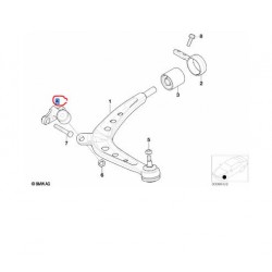31126756696 BMW E34 E46 Ön Salıncak Rotili Sağ LEMFÖRDER 2597502