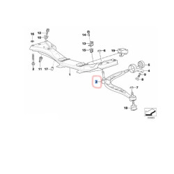 31126758514 BMW E36 Z3 Ön Salıncak Sağ DELPHI TC552