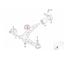 31126758534 BMW E46 Sağ Ön Alt Salıncak LEMFÖRDER 2959501