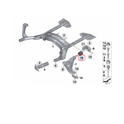 31126767530 Mini Cooper R57 R55 R58 R56 R59 Salıncak Burcu Ön FEBI 30919