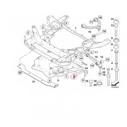 31126773950 BMW E70 E71 Ön Üst Salıncak Sağ TEKNOROT B-864