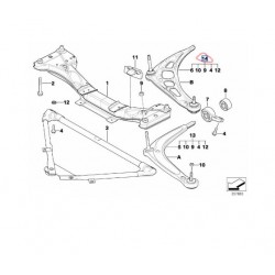 31126777852 BMW E46 E85 E86 Ön Salıncak Sağ Burçlu DELPHI TC1728