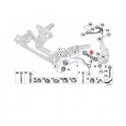 31126850606 BMW F10 F11 Salıncak Alt Ön Sağ 6850606 Teknorot B-10282