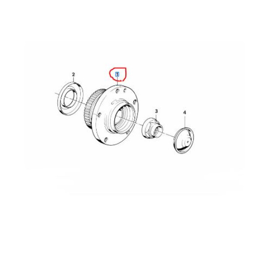 BMW E36 E46 E85 E86 Z3 Ön Porya 31226757024 FEBI 18769