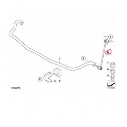 31303414299 BMW E83 Ön Viraj Askı Rotu Sol LEMFÖRDER 2716802