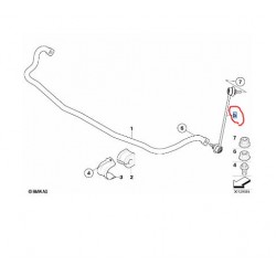 31303414300 BMW E83 Ön Viraj Askı Rotu Sağ ORJIN 00106