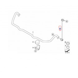 31306781549 BMW E60 E61 Ön Viraj Askı Rotu Sol TEKNOROT B-937