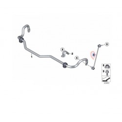 31306787163 BMW F25 F26 Ön Viraj Askı Rotu Sol TEKNOROT B-887