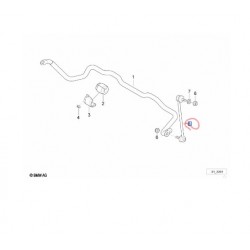31351095695 BMW E38 Ön Viraj Askı Rotu SAĞ-SOL YTT Y613035